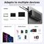 JUOVI Power Bank, 20000mAh 45W Tragbares Ladegerät, PD3.0 QC4.0 Schnelles Laden 4-Port mit LED Anzeige, Akkupack Ladegerät tragbar für MacBook, iPhone 15 14 13 Pro Samsung S23 S22 (Schwarz)