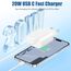 USB C Ladegerät Ladekabel für iPhone 17/17 Air/16 Pro/16 Pro Max/16 Plus/15 Pro/15 Pro Max/15 Plus, iPad, MacBook, Samsung, 20W USB C Power Adapter Schnellladegerät mit Schnellladekabel 2M