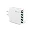 USB Ladegerät, 8 Ports USB Stecker 40W ladeadapter für 16 15 14 13 12 11 XS XR X 8 7, Samsung, QC 3.0 Adapter Schnellladegerät Mehrfach Netzteil Netzstecker Ladestecker Stromadapter Steckdose Charger
