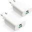 envircell USB C Ladegerät, 30W GaN Schnellladegerät, 2 Ports Mehrfach Ladegerät mit USB-C und USB-A, PD 3.0 Power Adapter Netzteil für iPhone 15 14 Pro Max 13 12 11 SE 2020 XS XR 8 7, Samsung, Handys