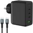 150W GaN USB-C Ladegerät Netzteil mit Schnellladeleistung, envircell 4 Ports Charger PD Ladegerät mit PPS Kompatibel für MacBook Pro, iPhone 14 Pro Max/12/13, Pad, S22/S21, Pixel usw.