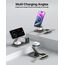 Kabelloses Ladegerät mit Mag-Safe, 3 in 1 Ladestation für Apple Faltbar Induktive Wireless Charger für iPhone 17e/17/16/15/14/13/12/Air, Apple Watch 10/9/8/7/6/SE/5/4/3/, AirPods Pro
