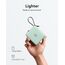 VRURC Power Bank mit Kabel 10000mAh Klein USB C Powerbank Schnelles Aufladen 22.5W Mini Tragbares Ladegerät Externer Akku Klein Aber Stark akkupack LED-Anzeige Kompatibel mit iPhone Huawei (Grün)