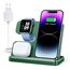 JARGOU 3 in 1 Kabelloses Ladegerät, Ladestation für Apple Watch und iPhone AirPods, Wireless Charger für iPhone 17 16 15 14 13 12 11 Pro Max, für Apple Watch 11/Ultra 3/10/9/8/7/6/SE/AirPods Pro 4 3 2
