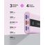 VRURC Power Bank 20000mAh – Kleiner & tragbarer externer Akku mit 22,5W QC & PD 3.0 Schnellladen, USB-C, 6 Ports & LED-Anzeige, CE-zertifizierte Powerbank für iPhone, Samsung, Huawei, iPad & Reisen