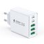 USB C Ladegerät, 5-Port USBC Netzteil Adapter Mehrfach für iPhone 17 16 15 14 13 12 11 Pro Max SE XS XR X 8 7 6 Plus, Samsung, Schnellladegerät Handy Stecker Charger Ladestecker Ladeadapter