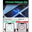 JARGOU 3 in 1 Kabelloses Ladegerät, Induktive Ladestation für Apple Watch und iPhone AirPods, Wireless Charger für iPhone 16 15 14 13 12 11 Pro Max/XS/8, für Apple Watch 10/9/Ultra/8/7/6/SE/5/4AirPods