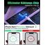 JARGOU 3 in 1 iPhone Ladestation Kabelloses Ladegerät für Apple, Wireless Charger für iPhone 16 15 14 13 12 11 Pro Max/XS/8, für Apple Watch 10/9/Ultra 2/8/7/6/SE/5/4/3/AirPods Pro 4/3/2