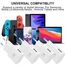 4er Pack USB Ladegerät, Universal Netzteil Netzstecker, Ersatz-Original Schnellladegerät für Samsung Galaxy S8, S9, S10, S10e 5G, S6, S7 Plus, A50, A51, A03, A13, Z Flip3