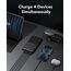 VRURC Power Bank 30000mAh 22.5W Powerbank USB C Schnelles Aufladen Externe Handyakkus mit 4 Ausgänge und 3 Eingänge Tragbares Ladegerät kompatibel mit iPhone, Huawei, Tablets usw (Schwarz)