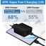 45W Schnellladegerät, Ladegerät für Samsung Galaxy S24,S23,S22 Ultra,Tab S9 S8 S7 Ultra,Z Fold Flip 5/4 und Andere Handy,USB C Schnellladekabel 2M,Super Fast Charger Adapter mit Ladekabel - Schwarz