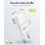 Goobay 44948 USB Netzteil Adapter für Steckdose 1 A (5W) / Netzteil mit seitlichem Eingang/Für Smartphone Ladekabel/Netzstecker/Stecker für USB Ladekabel/Steckdosenadapter/Weiß