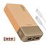 JUOVI Power Bank Fast Charging, 20000mAh 45W Tragbares Ladegerät, Super Fast Charging mit LED Display, USB C Power Bank für MacBook, für iPhone 15 14 13 Pro for Samsung S24 S23 (Orange)