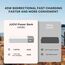 JUOVI Power Bank Fast Charging, 20000mAh 45W Tragbares Ladegerät, Super Fast Charging mit LED Display, USB C Power Bank für MacBook, für iPhone 15 14 13 Pro Samsung S24 S23(Weiß)