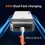 JUOVI Power Bank Fast Charging, 20000mAh 45W Tragbares Ladegerät, Super Fast Charging mit LED Display, USB C Power Bank für MacBook, für iPhone 15 14 13 Pro Samsung S24 S23(Weiß)