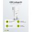 Goobay 44948 USB Netzteil Adapter für Steckdose 1 A (5W) / Netzteil mit seitlichem Eingang/Für Smartphone Ladekabel/Netzstecker/Stecker für USB Ladekabel/Steckdosenadapter/Weiß