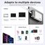 JUOVI Power Bank Fast Charging, 20000mAh 45W Tragbares Ladegerät, Super Fast Charging mit LED Display, USB C Power Bank für MacBook, für iPhone 15 14 13 Pro Samsung S24 S23(Weiß)