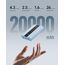 VRURC Power Bank 20000mAh – Kleiner & tragbarer externer Akku mit 22,5W QC & PD 3.0 Schnellladen, USB-C, 6 Ports & LED-Anzeige, CE-zertifizierte Powerbank für iPhone, Samsung, Huawei, iPad & Reisen