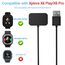 2-Stück Magnetisches Ladekabel Kompatibel mit Xplora X6, Tragbares USB-Kabel Ersatz Ladegerät Charging Cable für X6 Play/X6 Pro,Schwarz & Weiß