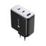 120W USB C Ladegerät NOVOO GaN Ⅲ Charger Schnellladegerät 3-Port USB C Netzteil MacBook Charger Kompaktes Reisen für MacBook Pro/Air, iPad Pro, Galaxy S24/S23, iPhone 16 und Mehr