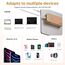 JUOVI Power Bank Fast Charging, 20000mAh 45W Tragbares Ladegerät, Super Fast Charging mit LED Display, USB C Power Bank für MacBook, für iPhone 15 14 13 Pro for Samsung S24 S23 (Orange)