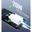 Seadmit 20W USB C Adapter, USB-C Ladegerät kompatibel mit i-Phone 17/16/15/14/13 Plus Pro Max, i-Pad, Air-Pods, Samsung Galaxy S25/24/23, Stecker Netzteil Schnellladegerät Charger(2 Port+ladekabel)