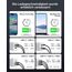NOVOO 100W USB C Ladegerät GaN Ⅲ 3-Port USB C Netzteil Schnellladegerät PD MacBook Charger mit Ladekabel Kompaktes Reisen kompatibel MacBook Pro/Air,Galaxy S24 Ultra, iPhone 16/Pro und Mehr-Weiß