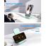 NANAMI Fast Wireless Charger, 15W Induktive Ladestation für Samsung Galaxy S26 S25 S24 S23 S22 Ultra Plus,Handy Ständer (mit 20W USB ladegerät PD Adapter) für iPhone 17 16 15 14 13 12 11 Pro Max XR