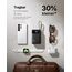 INIU 45W Power Bank, Ultra Klein 20000mAh Powerbank mit Integriertem USB C Kabel, Schnellladen Externe Handyakkus, Flugzeug Geeignet, Reise-Essential für iPhone 17 16 15, Samsung S22, Xiaomi, iPad etc