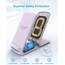 NANAMI Fast Wireless Charger, 15W Induktive Ladestation für Samsung Galaxy S26 S25 S24 S23 S22 Ultra Plus,Handy Ständer (mit 20W USB ladegerät PD Adapter) für iPhone 17 16 15 14 13 12 11 Pro Max XR