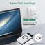 Wireless Powerbank Schnellladen 26800mAh, Power Bank 25W PD3.0+QC4.0, 15W Wireless Charger Powerbank 4 Outputs USB C Externer Akku mit LCD Display Kompatibel mit iPhone Huawei Samsung Oppo-Weiß