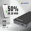 VARTA Power Bank 20000mAh, Powerbank Power on Demand mit 3 Anschlüssen (1x USB A, 2x USB C), kompatibel mit Tablets & Smartphone, in umweltschonender Verpackung