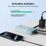 JUOVI Tragbare Powerbank 20000mAh Schnellladefunktion, 45W Akku Pack Power Bank Schnellladen 2 USB-C 2 USB-A mit LED-Anzeige, Akkubank Kompatibel mit Phone, Laptop, Tablet, Notebook J2621 (Blau)