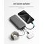 CUKTECH 20000mah Power Bank, 45W Powerbank mit Integriertem USB-C Kabel, Externe Handyakkus mit Schnellladefunktion, Externer Akku mit Digitales Display für iPhone 16/15 Pro Max, MacBook, Galaxy S25