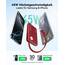 INIU 45W Power Bank, Mini-Größe 10000mAh PowerBank mit Integriertem USB-C Kabel, Schnellladen Externe Handyakkus USB C In&Out, Klein Aber Stark für iPhone 17 16 15 Xiaomi Mini Samsung, Rot