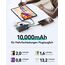 INIU Power Bank, 45W 10000mAh Powerbank Leichteste und Klein Aber Stark (USB C In & Out), PD3.0 Externe Handyakkus with Flashlight, Kompatibel mit iPhone 17 16 15 Pro Max Mini Samsung S24 S23, Rot