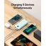 VEEKTOMX Powerbank 20000mAh Power Bank mit integrierten Kabeln USB C Externe Handyakkus mit 5 Ausgängen & 2 Eingängen Reise Gadgets Akkupack Kompatibel mit iPhone, Samsung