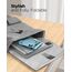 Nulaxy Verstellbar Handy Ständer Tisch, Faltbarer Handy Halterung Aluminium Phone Halter für Schreibtisch Kompatibel mit iPhone 16 15 14 13 12 11 Pro Xs Xr X 8, Huawei, Galaxy, alle Handys - Blau
