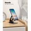NULAXY 2 Stück Dual Faltbarer Handy Ständer Verstellbar Handy Halterung Halter für Schreibtisch Kompatibel mit iPhone 16 15 14 13 12 11 Pro Xs Xs Max Xr X 8, Huawei, Galaxy, alle Handys, Schwarz & Rot