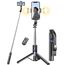 Selfiestick mit Stativ und Fernbedienung, 2 Fülllicht Handy Stativ für Smartphones, Handystativhalter Kompatibel mit iPhone, Android für Selfie, Video, Live-Streaming