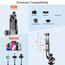 RISEOFLE Selfie Stick Handy Stativ, 360° Drehbares, 130cm Aluminium Ausziehbar, mit Fernauslöser für Smartphone/iPhone/Samsung Android