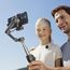 DJI Osmo Mobile 7P+Mic Mini TX (Infinity Schwarz), Gimbal-Stabilisator für iPhone, Android, Natives Tracking, Audioempfang, Beleuchtung, 3-Achsen-Stabilisierung, Integrierter Verlängerungsstab& Stativ