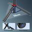 RISEOFLE Selfie Stick Handy Stativ, 360° Drehbares, 130cm Aluminium Ausziehbar, mit Fernauslöser für Smartphone/iPhone/Samsung Android