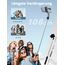 Selfie Stick mit Abnehmbarer Handyhalterung,106 cm Ausziehbares Handy Stativ Ständer mit Fernbedienung, 360° Drehbarer Stativköpfe für iPhone, Samsung und Android-Smartphones (Schwarz mit fülllicht)