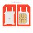 Wicked Chili 4 in 1 Sim Karten Adapter Set (Nano, Micro, Standard, Eject Pin) für Handy, Smartphone und Tablet (passgenau, Click-Sicherung)
