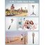 Selfiestick mit Stativ und Fernbedienung, 2 Fülllicht Handy Stativ für Smartphones, Handystativhalter Kompatibel mit iPhone, Android für Selfie, Video, Live-Streaming