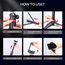 ULANZI MT-44 Handy Kamera Stativ 147cm 2in1 Selfie Stick Fernbedienung, 360° Kugelkopf, Cold Shoe Handyhalterung, 1/4" Gewinde Kompakt Reisestativ Dreibein Tripod für DSLR-Kameras Canon Samsung iPhone