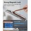 ESR mit MagSafe Wallet, 5 Kartenhalter, RFID-Schutz, für Magsafe Geldbörse mit Ständer, Magnetisches Wallet für iPhone 17/16/15/14/13/12-Serie, für Pixel 10/Pro/Pro XL, Nicht für 13/12 Mini, Braun