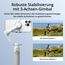 DJI Osmo Mobile 7 + Magnetische Schnellverschluss-Halterung (für iPhone), Gimbal-Stabilisator für iPhone, integriertes Stativ, Ultraleicht, 3-Achsen-Smartphone-Gimbal, ActiveTrack 7.0