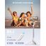 Selfie Stick mit Bluetooth Fernbedienung, Erweiterbarer Extra Lang Reisen Stativ für Smartphone, 360° Drehbare Handystativhalter Kompatibel mit Smartphones, Action-Kamera